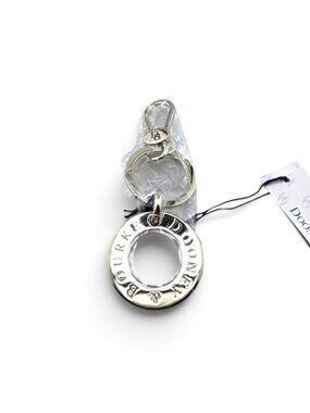 D&B Silver Loop Purse Charm Key Ring